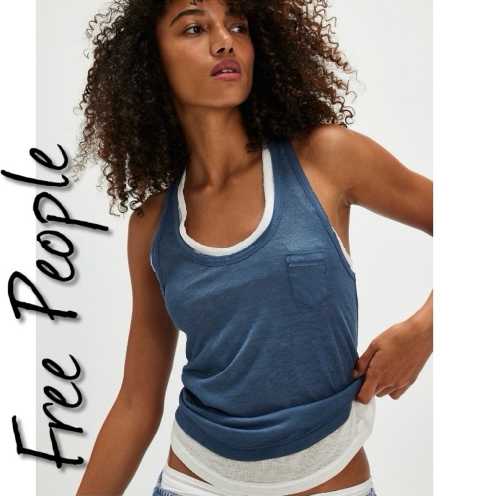 Free People Seize The Day Pocket Tank NWT XL